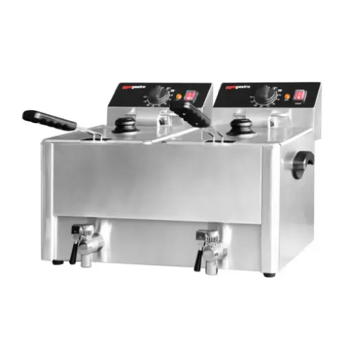 Friteuse Dubbel 8+8L