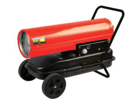 Verwarmingskanon mazout 220V Rood